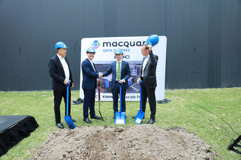 Macquarie Data Centres breaking ground